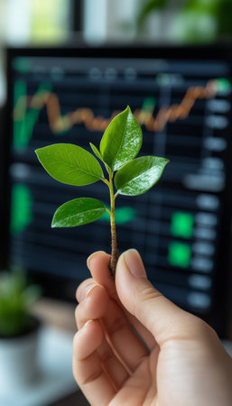 Economic Growth Through Investment Finance, Stock Market Trends, and Eco-Friendly Innovationsの素材