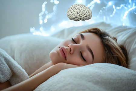 A Peaceful Night s Sleep The Importance of Restful Slumber for Mental Rejuvenation and Dreamsの素材