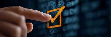 Finger Touching Digital Acceptance Indicator for Easy Decision Making in Validation Processの素材
