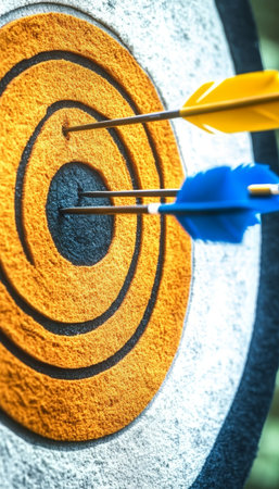 Achieving Business Success Precision Targeting with Three Arrows Aiming for Strategic Goalsの素材