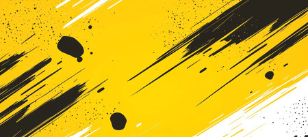 Radiant Golden Vector Abstract Wallpaper with Gleaming Brushstrokes and Seamless Pattern Designの素材