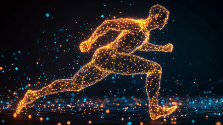 Athlete s Neural Pathway Connecting Physical Performance and Digital Cognition with Visualizationの素材