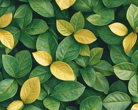 Verdant Foliage Close Up Visualizing Sustainable Nature Resembling an Eco Friendly Environment.の素材