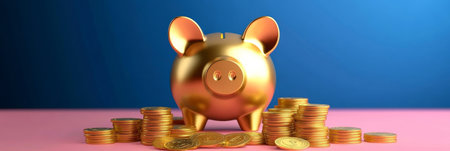 The Golden Economy Building Wealth Through Smart Savings, Investments, and Financial Strategies.の素材