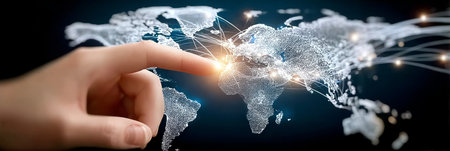 Navigating the Future A Digital Global Connection Through Innovative Networking Technologyの素材