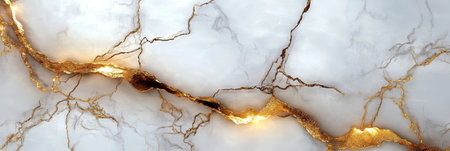 Elegant White Marble with Luxurious Gold Veins Perfect Texture for Premium Designs and Backdropsの素材