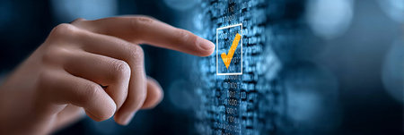 Futuristic Digital Interface with Cloud Access and Cyber Security in a Blue Stream Backgroundの素材