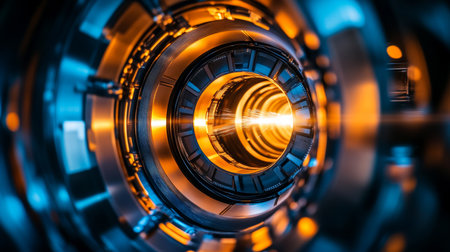 Imagining Core of the Scientific Innovation Reactor, Showcasing Advanced Energy Fusion Technologyの素材
