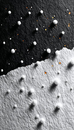 Abstract Backdrop with Contrasting Textures and Fine Speckled Details for Minimalist Artwork Designの素材