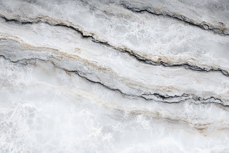 Elegant Subtle Marble Surface with Intricate Veining Patterns on a Light Background for Design Useの素材