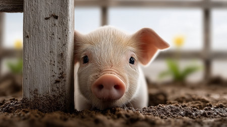 Tiny Piglets Dreamy Adventure A Whimsical Journey Through the Enchanting Farm Life and Wonderの素材