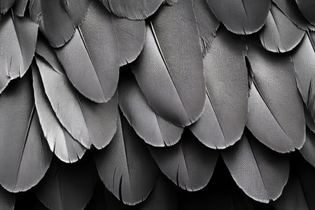 Elegant Stock Image of Soft Feather Textures with Subtle Gradient Patterns for Modern Home Decorの素材