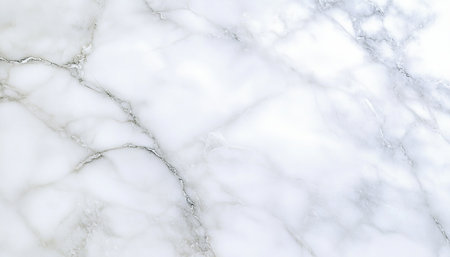 Elegant White Marble Background with Subtle Veins, Perfect for Decorative and Sophisticated Designsの素材
