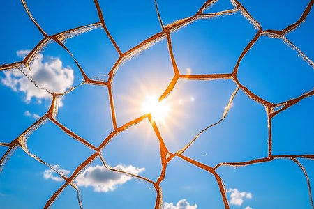 Empowering Journey Through Challenges A Radiant Sky Window Revealing New Opportunities Aheadの素材