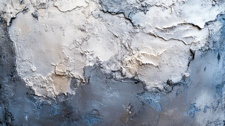 Abstract Paint Texture Backdrop with Silver Accents and Nuanced Patterns in Muted Contrastsの素材