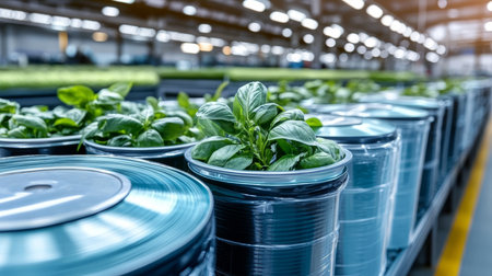 Innovative Vertical Hydroponics Greenhouse A Modern Facility for Sustainable Food Productionの素材