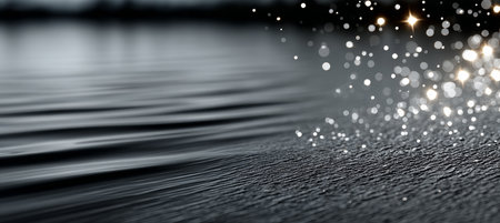 Stunning Reflections on a Serene Lake at Sunset, Creating a Calming Atmosphere of Natural Beautyの素材