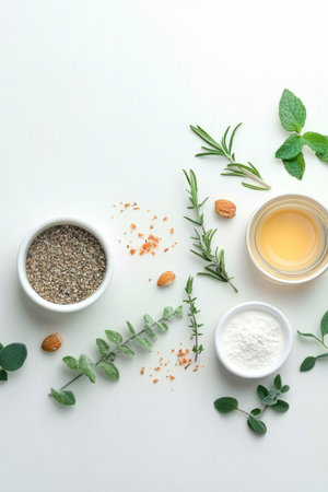 Natural Herbal Facial Treatment with Aromatherapy Homemade Spa Recipes for Eco-Friendly Beauty Careの素材