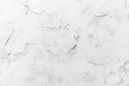 Elegant Artistic White Plaster Background with Unique Texture for Modern Interior Design Projectsの素材