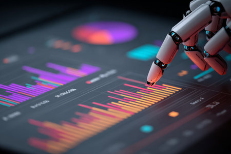 Exploring the Impact of Advanced Robotics and AI on Financial Market Trends and Stock Forecasting.の素材