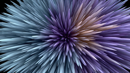 Vibrant Iridescent Burst of Light An Abstract Explosion of Shimmering Colors and Cosmic Texturesの素材