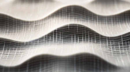 Embossed Patterns on an Undulating Surface Creating a Visually Stunning Architectural Experienceの素材