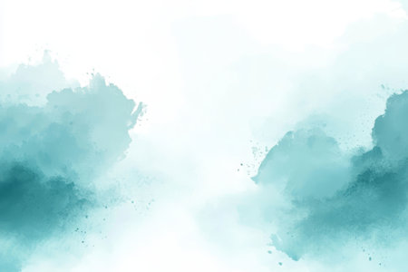 Elegant Muted Winter Blues and Soft Cloud Streaked White Canvas for Contemporary Design Aestheticsの素材