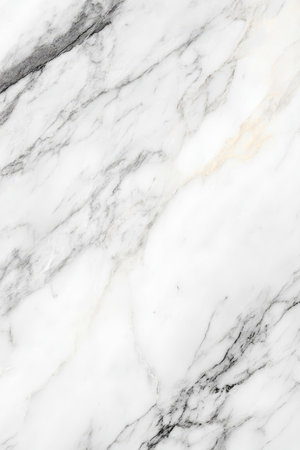 Elegant Subtle Veined White Marble Surface with Contemporary Style and Natural Patterns in Detailの素材