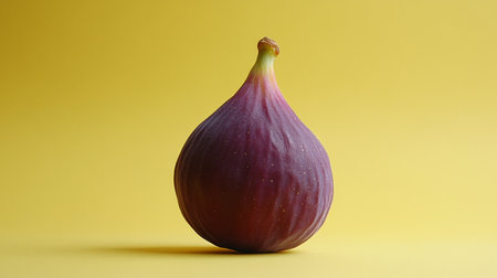 Beautiful Still Life of a Ripe Fig Showcasing Rich Colors and Textures for Culinary Inspirationの素材