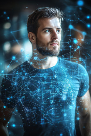 Exploring the Future of Fitness A Man s Journey Through Digital Health and Tech-Enhanced Trainingの素材