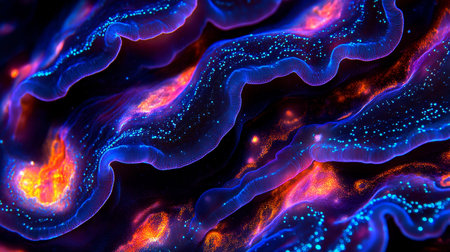 Exploring the Vibrant Underwater Digital Network of Coral Reef Ecosystem in Queensland, Australiaの素材