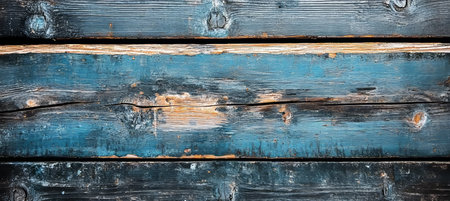 Rustic Weathered Wood Surface Background with Intriguing Color Nuance and Captivating Winter Hueの素材