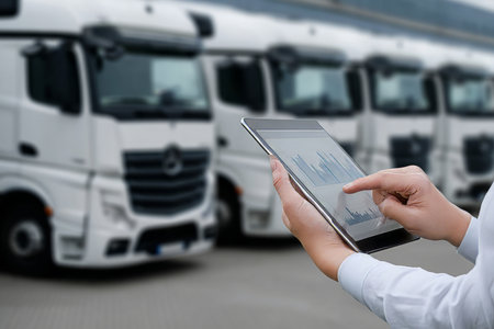 Smart Transportation Analytics and Mobility Solutions Enhancing Logistics Performance and Efficiencyの素材