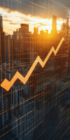 Financial Growth Strategies Success in Rising Markets and Global Investment Opportunities Aheadの素材