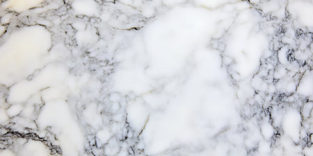 Elegant White Carrara Marble Stone Texture Background for Luxury Interior Design and Decor Projectsの素材