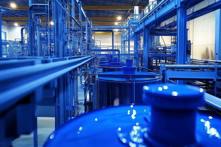 Advanced Water Management System in Industrial Plant with Pipes Monitoring and Filtration Processの素材