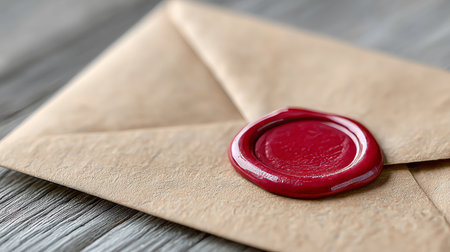 Elegant Stamped Mail on a Detailed Table, Showcasing the Timelessness of Traditional Correspondenceの素材