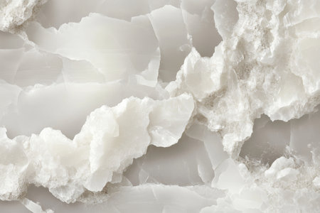 Translucent White Onyx Texture with Subtle Veining for Elegant Interior Design and Decorationの素材