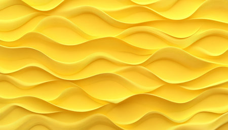 Elegant 3D Gradient Texture with Gentle Sunny Lemon Waves for Stylish Text Placement Backgroundの素材