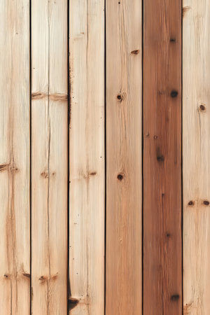 Beautiful Wooden Surface Backdrop Material for Interior Finishing with Plank Arrangement and Textureの素材