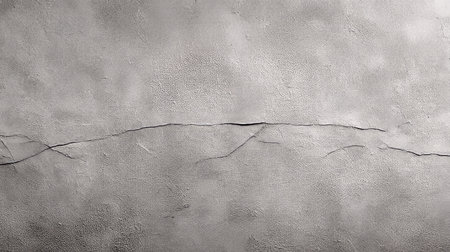 Grey, Cracked Concrete Background Texture Element for Vintage Wall and Decorative Architectural Useの素材