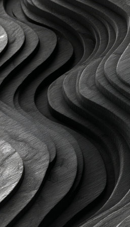 Abstract Layered Plywood Concept Design Element Background Featuring Contemporary Wooden Texturesの素材