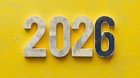 A Vibrant Future Hopeful Vision of Prosperity and Growth in 2026, Embracing New Opportunities Aheadの素材