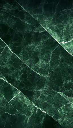 Elegant Abstract Dark Green Design with Stone Veneer Facade and Rich Textures in Backgroundの素材