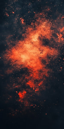 Abstract Aurora Display in Cosmic Background with Colorful Nebula and Starfield Orbiting a Planetの素材