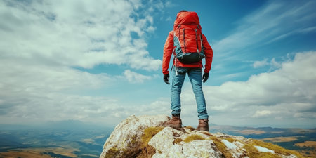 Majestic Mountain Landscape at Sunrise A Journey Through Nature s Breathtaking Beauty and Serenityの素材