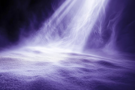 Ethereal Dreamscape Mystical Purple to White Blend with Soft Light Effects and Dreamy Aesthetic.の素材