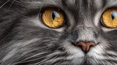 Stunning Purebred Scottish Fold Cat with Unique Folded Ears and Mesmerizing Eyes in a Serene Poseの素材