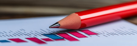 Analytical Visualization Report Showcasing Trend Direction for Business Success and Growthの素材