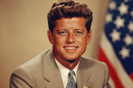 Classic Portraiture of a Dignitary, Exuding Leadership and Trustworthiness in Formal Attireの素材